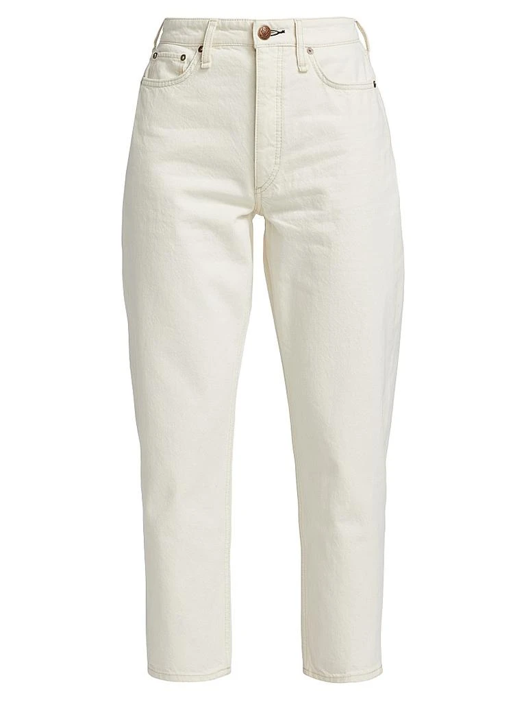 Rag & Bone Alissa High-Waisted Cropped Barrel-Leg Jeans 1
