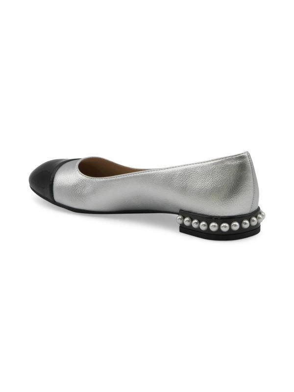 Adrienne Vittadini Corsage Studded Ballet Flats 3