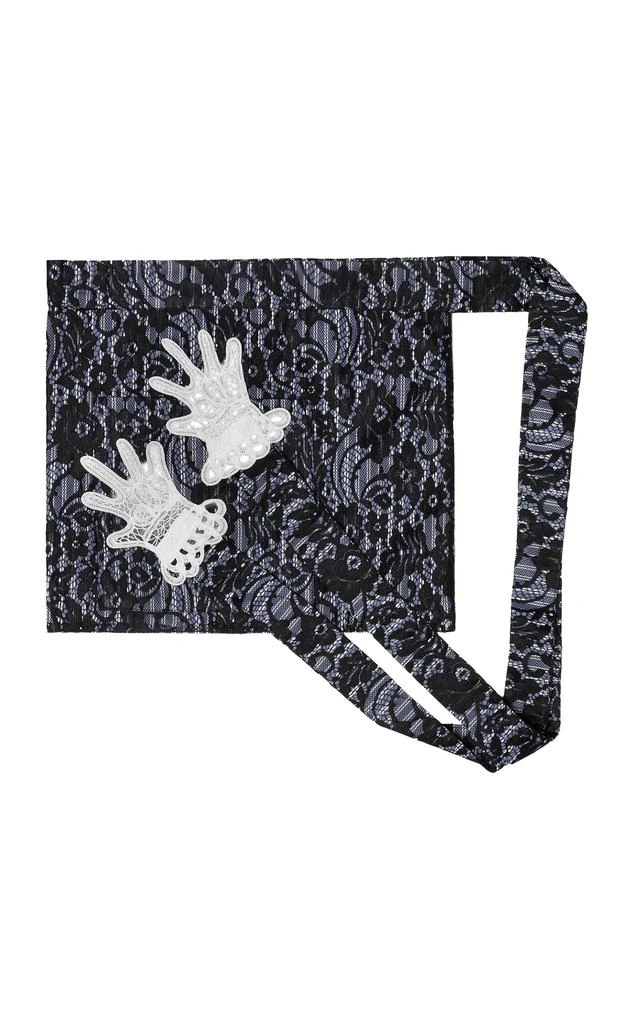 Gohar World Gohar World - Mini Hands Lace-Embroidered Apron - Multi - Moda Operandi