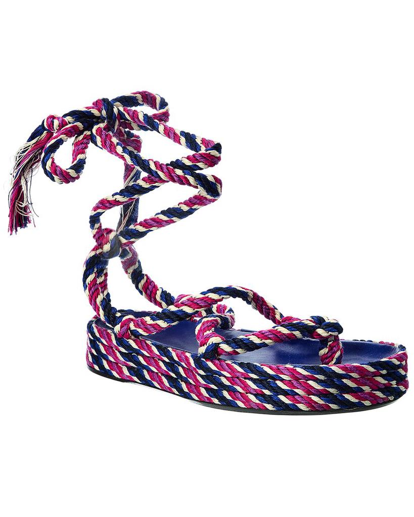 Isabel Marant Erol Rope Sandal pink EU-37 - Sandals - Free