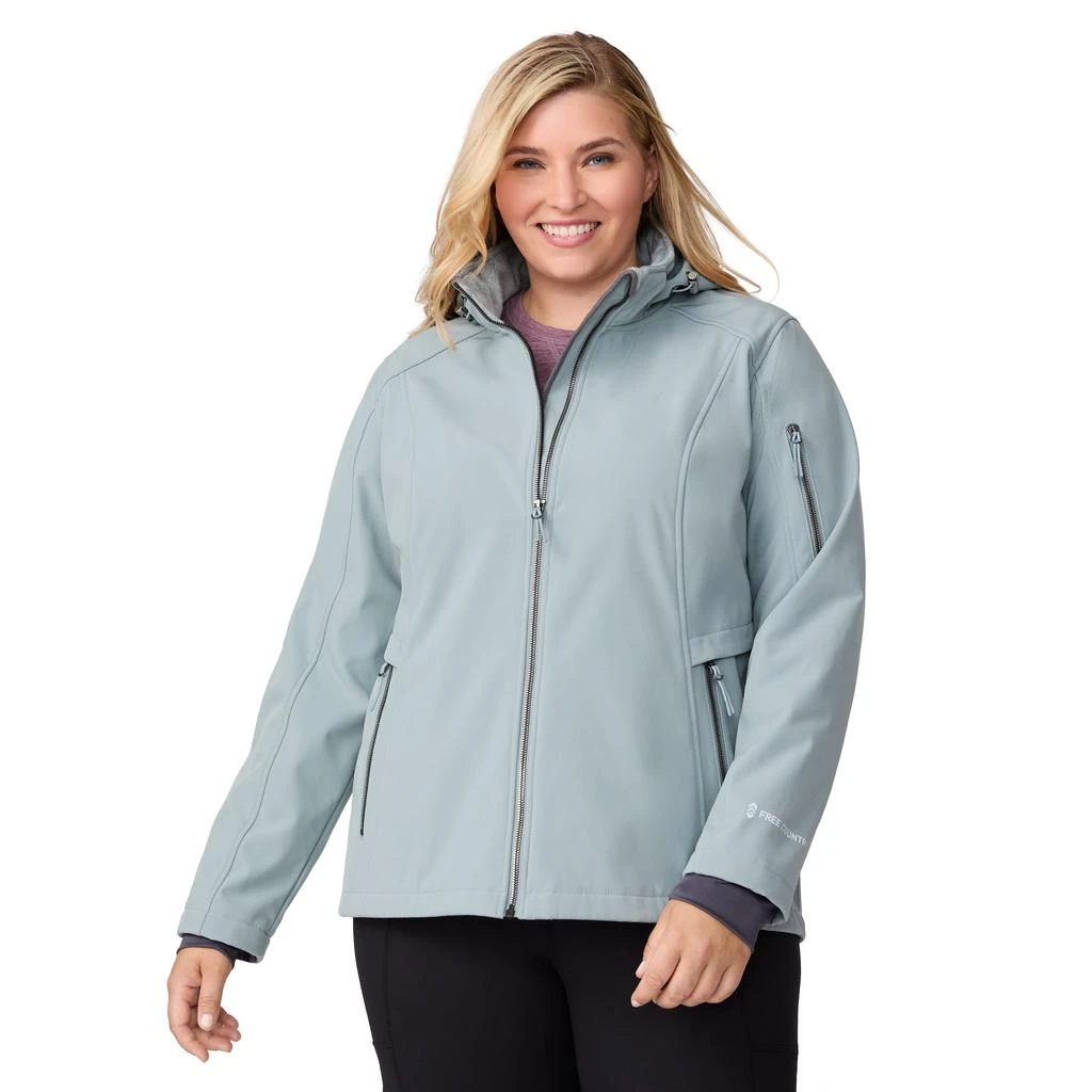 Free Country Women's Plus Size Aeris II Super Softshell Jacket 1