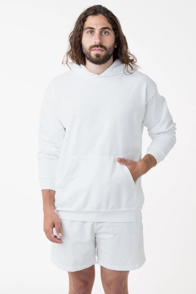 Los Angeles Apparel MWT09GD - Long Sleeve Garment Dye French Terry Pullover Hoodie 27