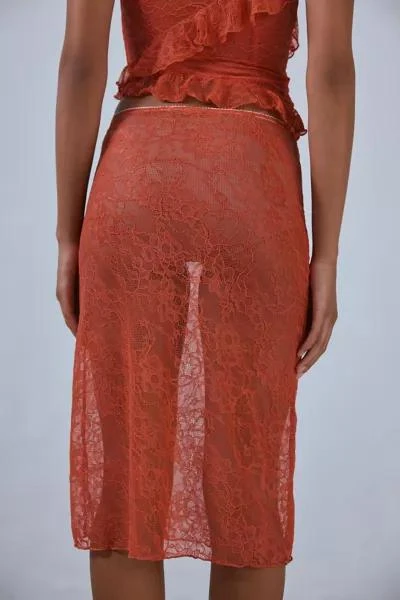 Out From Under Out From Under X Wild Lovers Tanya Sheer Lace Slip Skirt 3