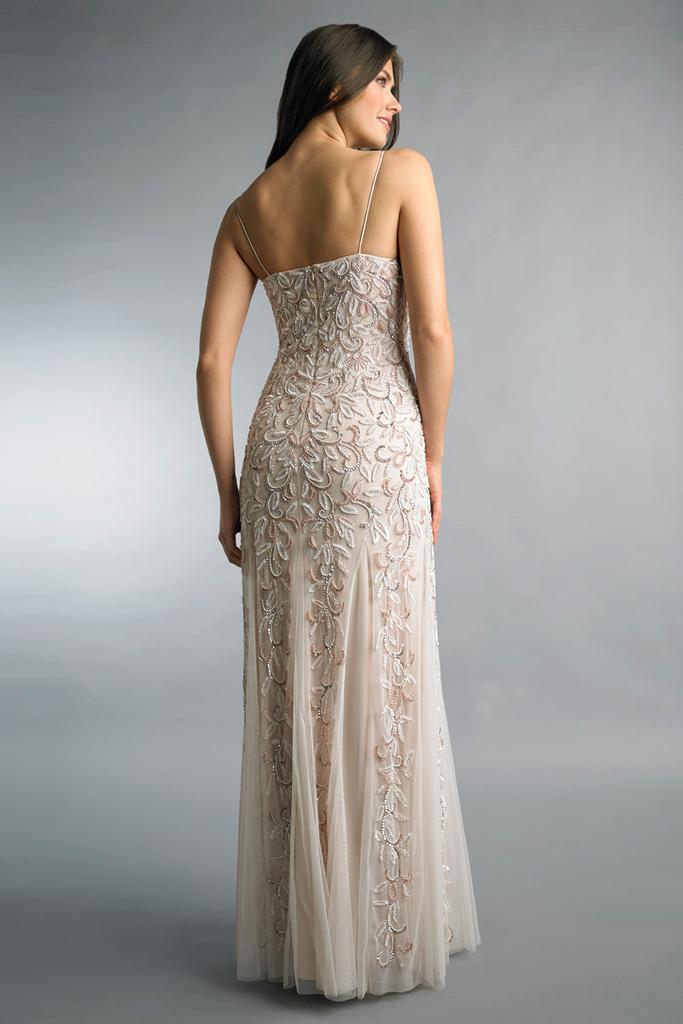 Basix Black Label Basix Black Label Spaghetti Strap Evening Dress