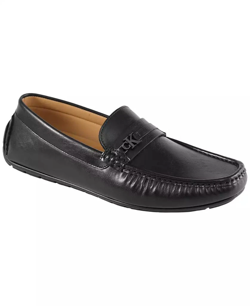 Calvin Klein Men\'s Otilis Casual Slip-On Loafers- Black Leather- Size 10M Calvin Klein Otilis Loafer - Free Shipping | DSW main image 2