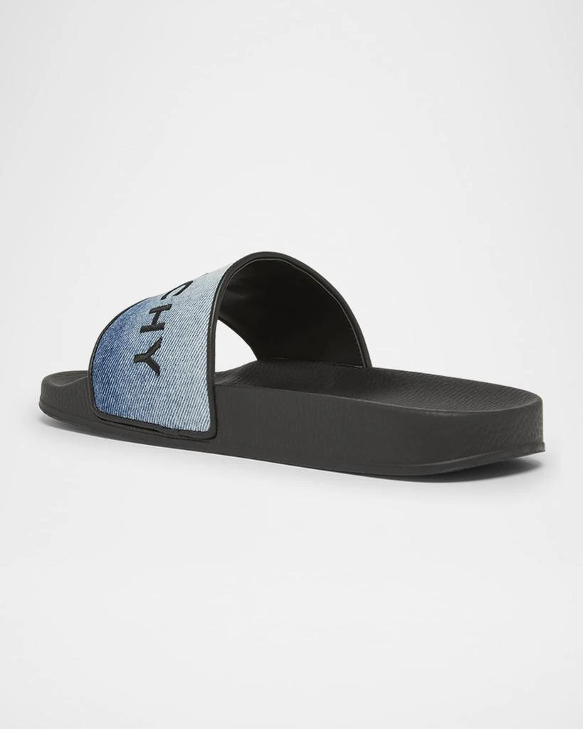 Givenchy Denim Logo Slide Sandals 2