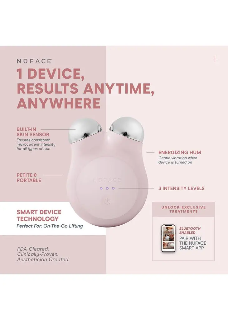 NuFace MINI+ Starter Kit - Sandy Rose 6