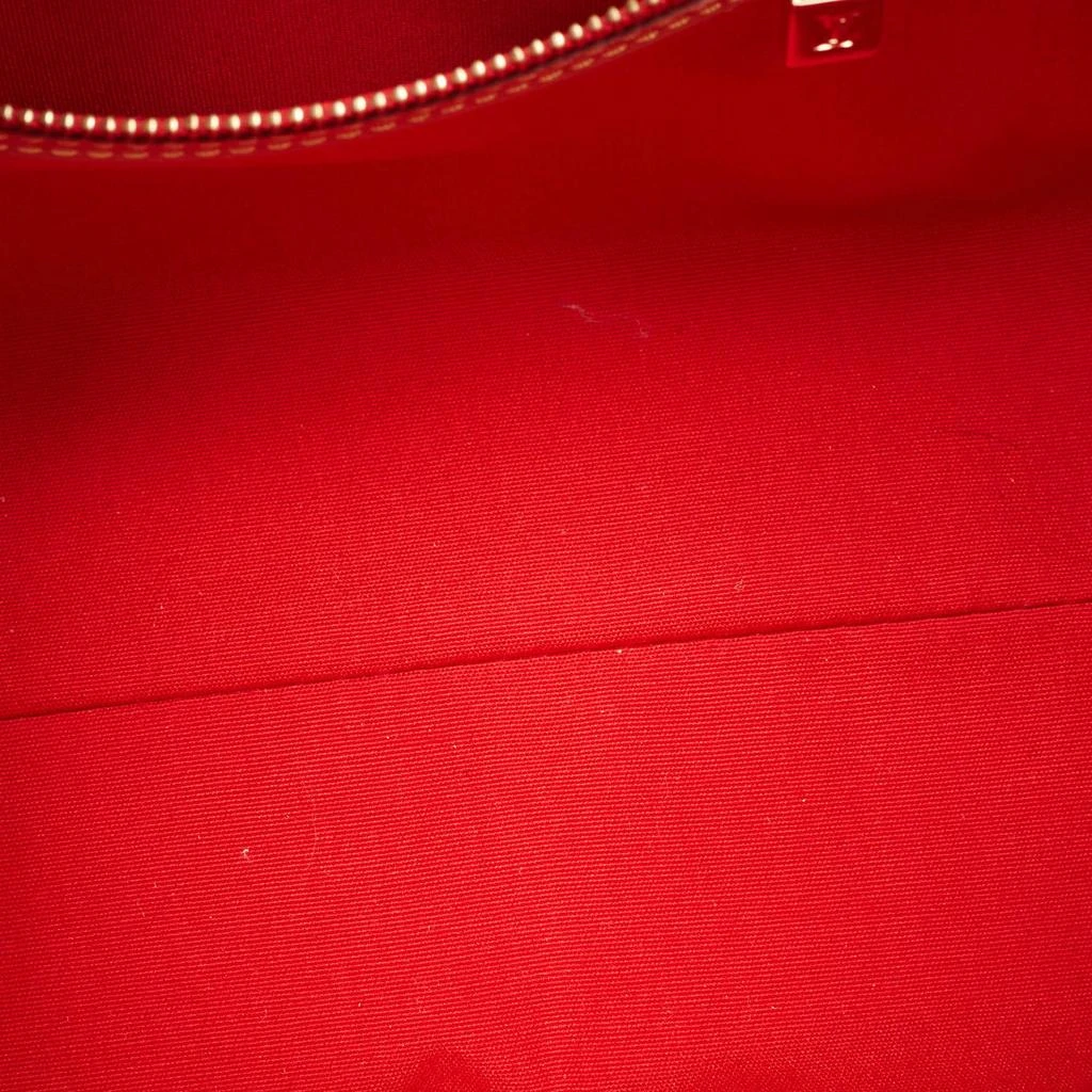 Louis Vuitton Louis Vuitton Red Monogram Vernis Reade PM Bag 8
