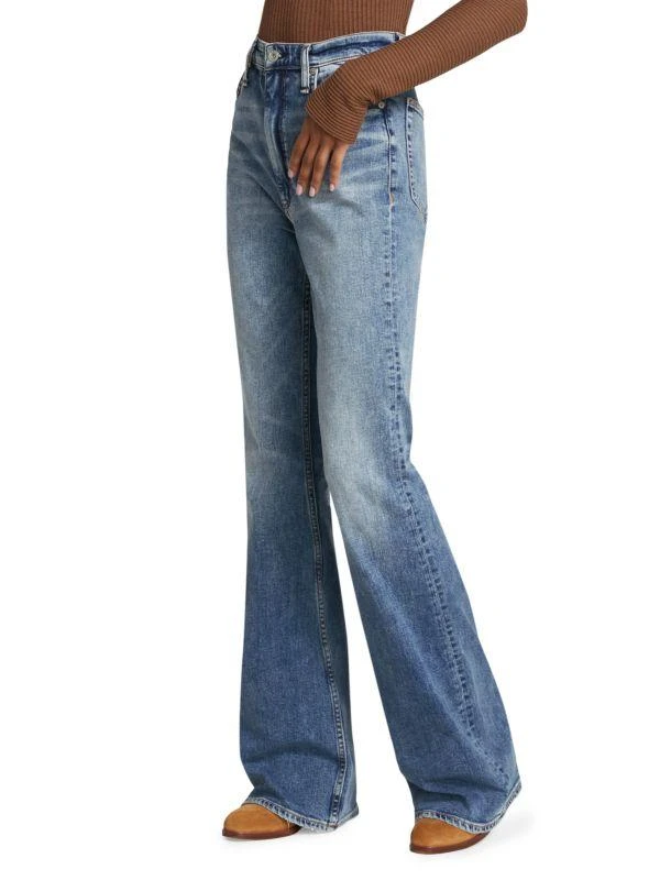 Rag & Bone Casey High Rise Flare Jeans 3