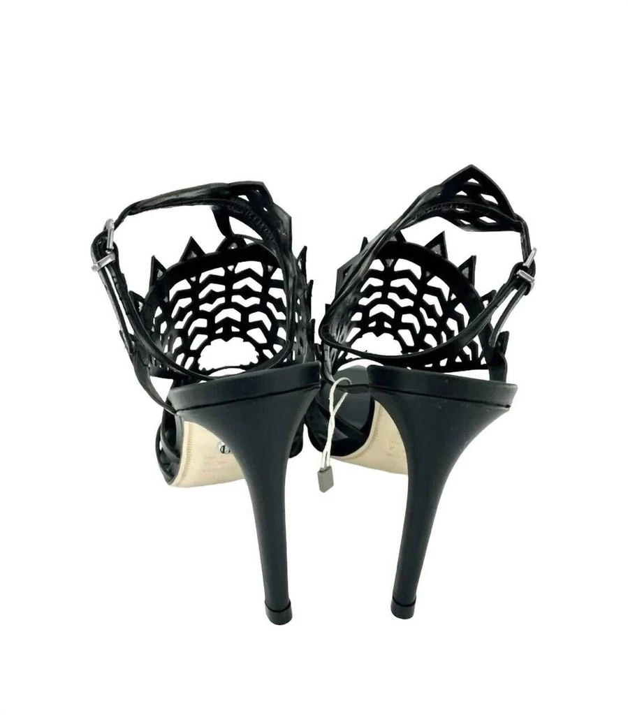 Werner Werner - Women's Laser Cut Ankle Strap Open Toe Stiletto Heels 5