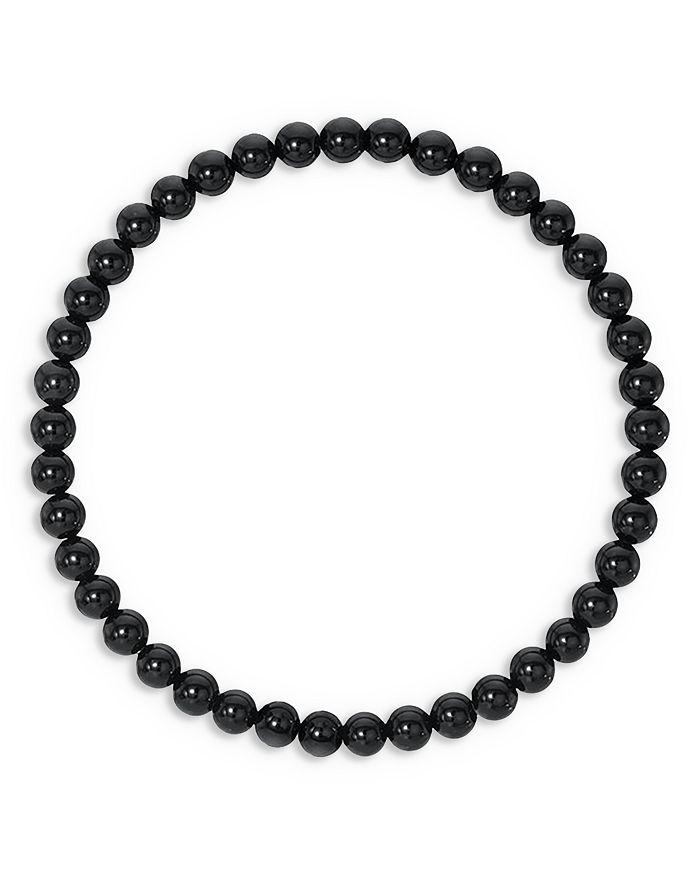 Zoe Lev Black Onyx Bead Stretch Bracelet