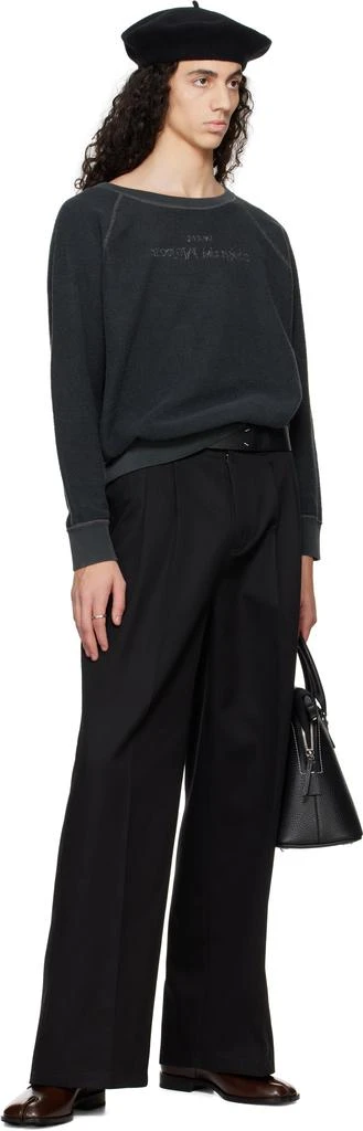 MAISON MARGIELA Gray Cotton Sweatshirt 4