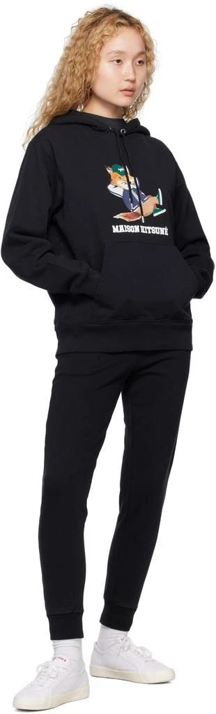 Maison Kitsuné Black Dressed Chillax Fox Hoodie 4