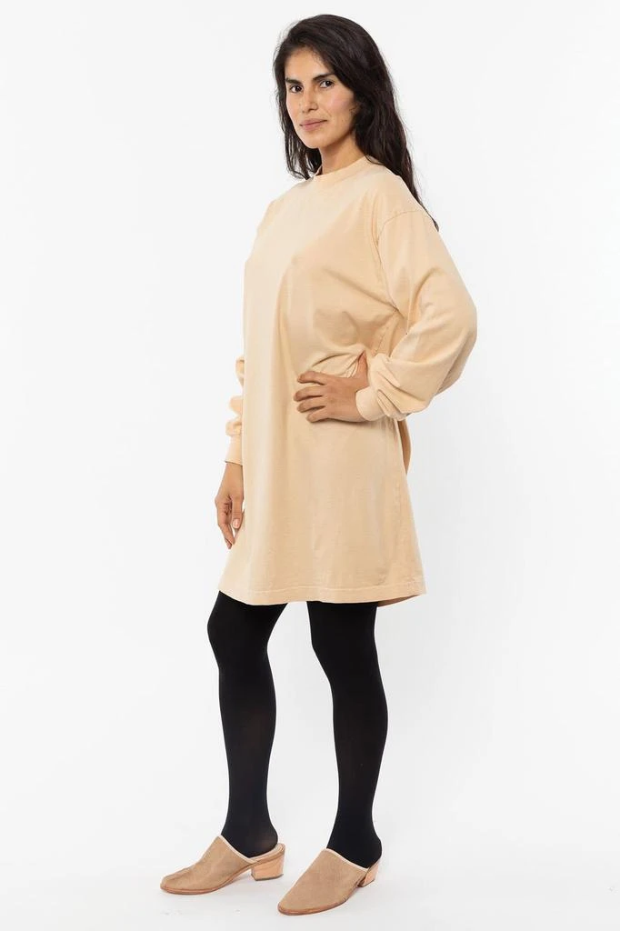 Los Angeles Apparel 1837GD - Long Sleeve Garment Dye Mockneck Dress 18