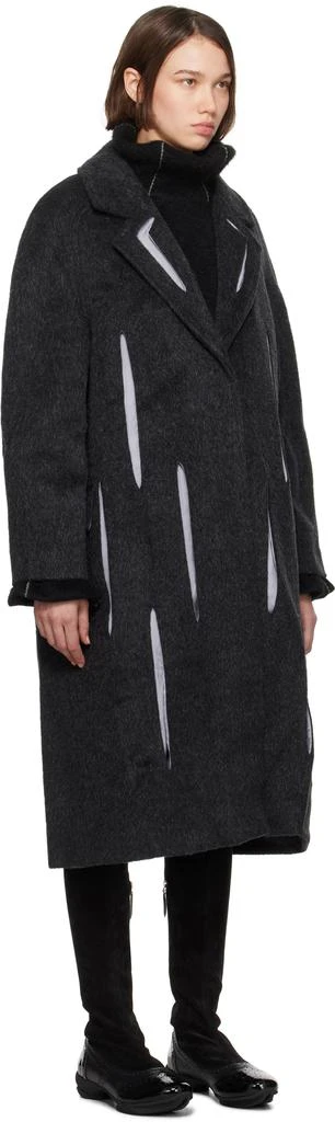 Kiko Kostadinov Gray Bowie Tailored Coat 2