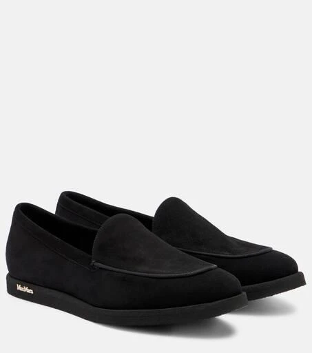 Max Mara Softmoc suede moccasins 1