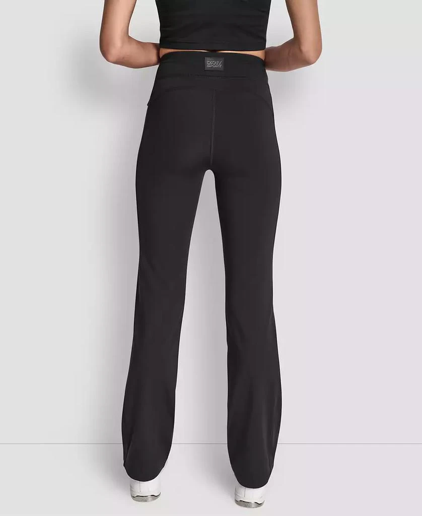 DKNY Women's High Waist Bootcut Warm Lined Fitness Pants 5