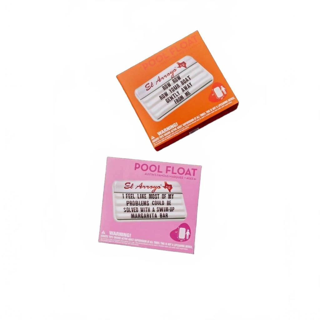 El Arroyo Row Away Pool Float In White 4