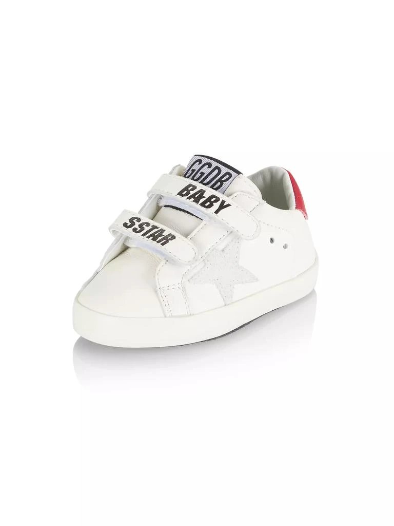 Golden Goose Baby Girl's School Suede Star Sneakers 3
