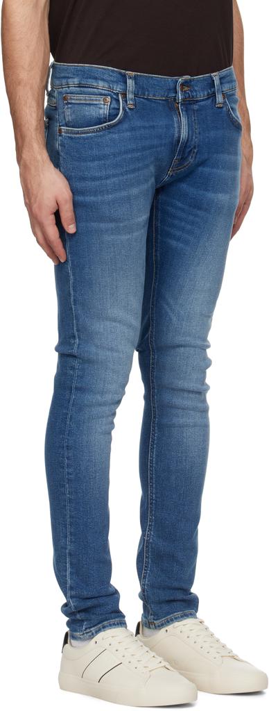 Nudie Jeans Blue Tight Terry Jeans