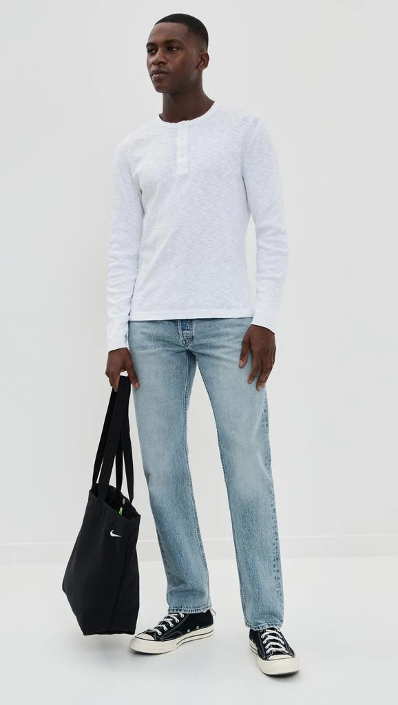 REIGNING CHAMP 1x1 Slub Slim Henley 4
