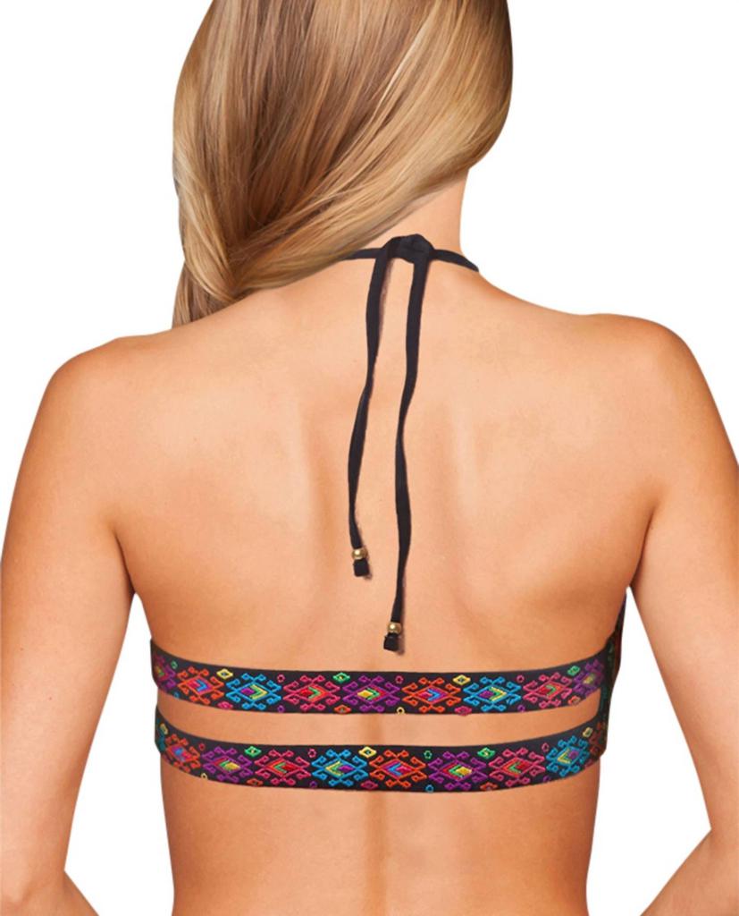 Nanette Lepore Nanette Lepore - Mosaic Strappy Bralette Bikini Top