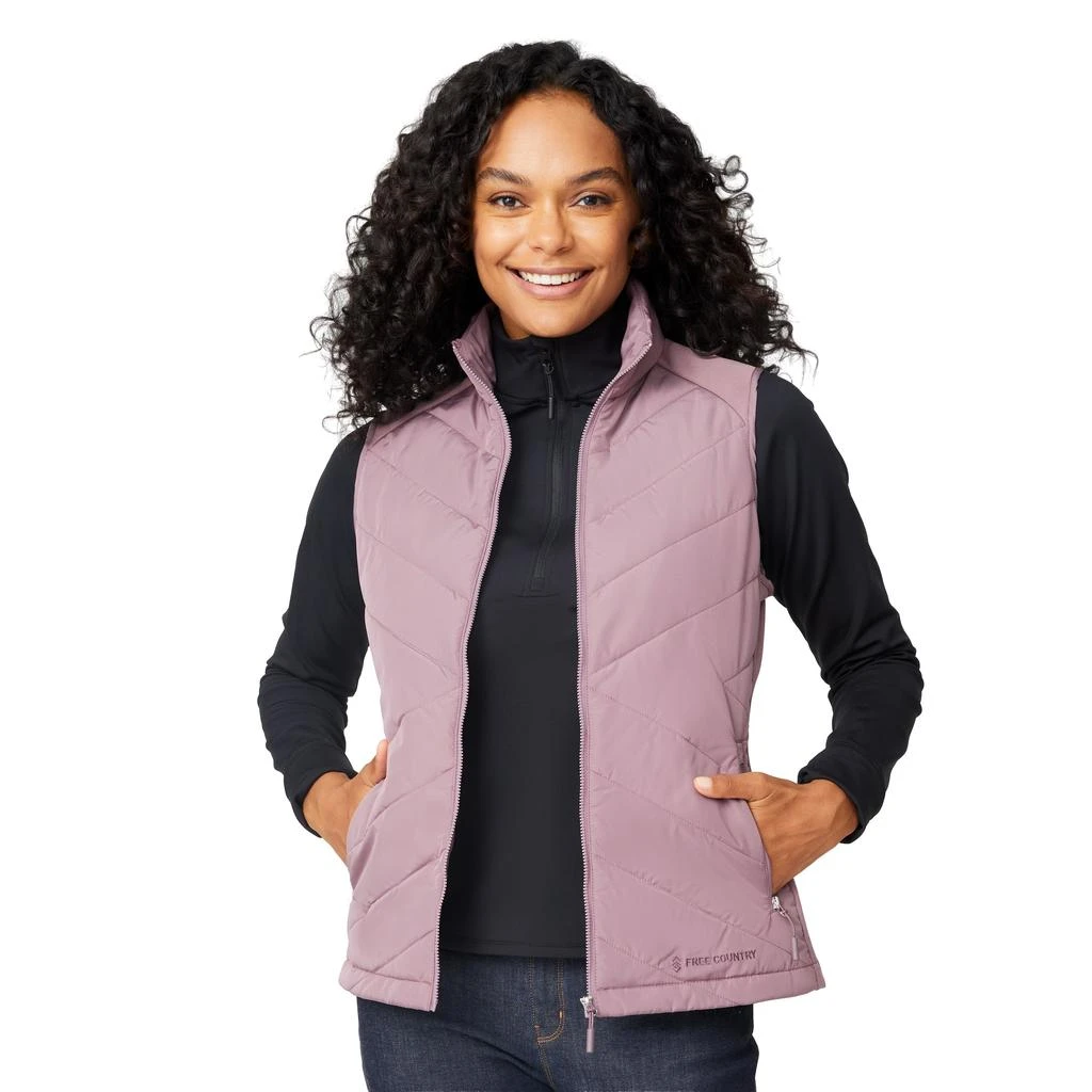 Free Country Women's Quilted Hybrid Vest 13