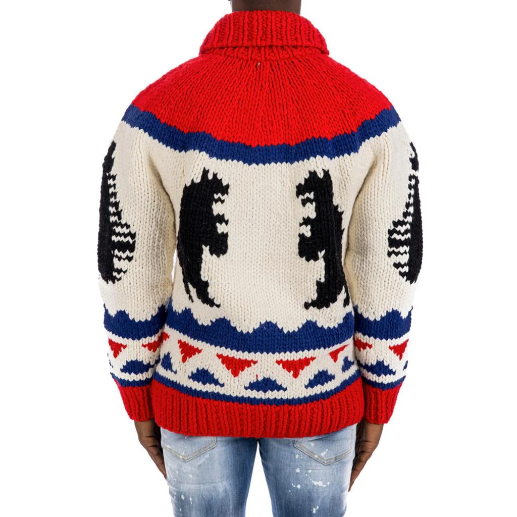 DSQUARED2 Dsquared2 Printed Wool Cardigan 3