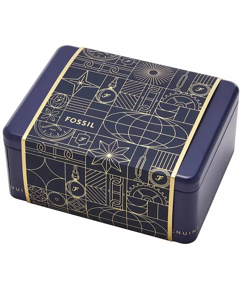 Fossil Women's Raquel Three-Hand Date Two-Tone Stainless Steel Watch and Bracelet Set, 23mm 5