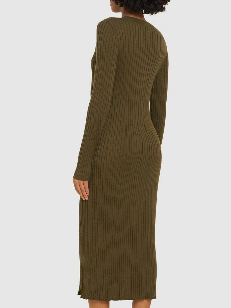 VARLEY Axel Rib Knit Midi Dress 2