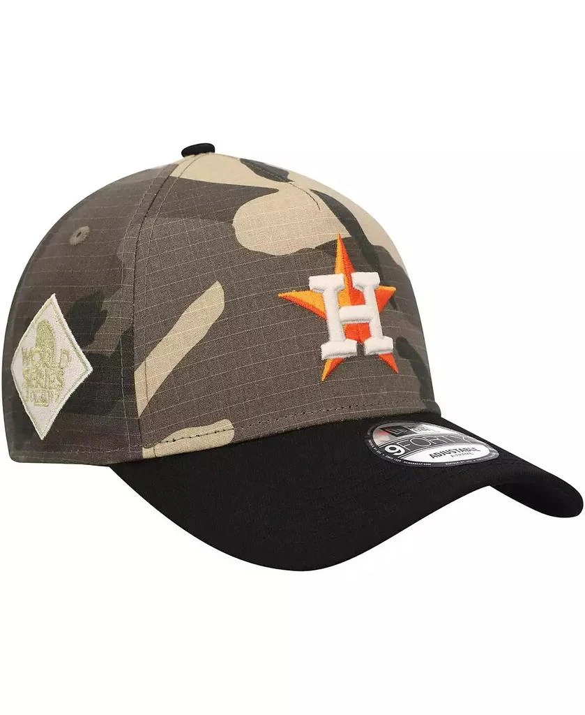 New Era Men's Houston Astros Camo Crown A-Frame 9FORTY Adjustable Hat 1