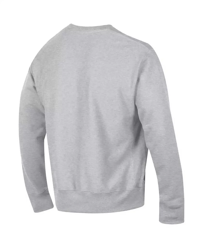 Champion Men's Heathered Gray Stanford Cardinal Arch Reverse Weave Pullover Sweatshirt 3