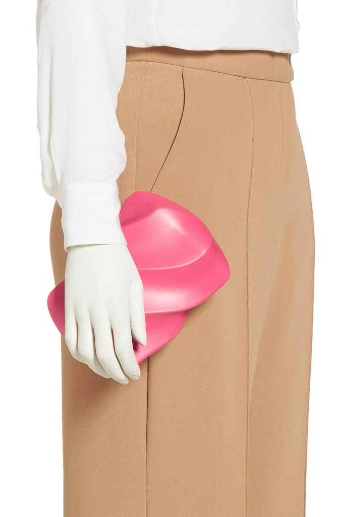 Bottega Veneta BV Whirl Paper Leather Minaudiere 2