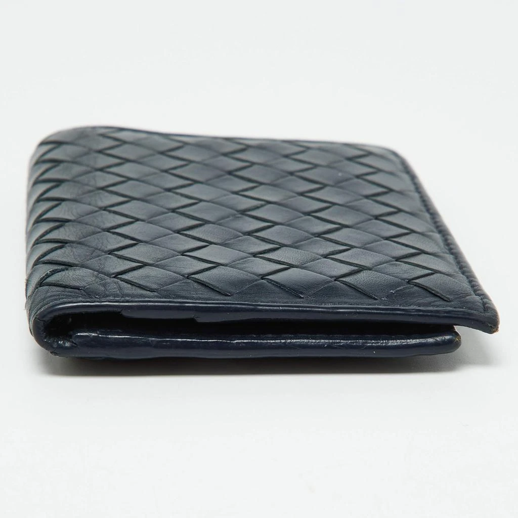 Bottega Veneta Bottega Veneta Blue Intrecciato Leather Card Case 8