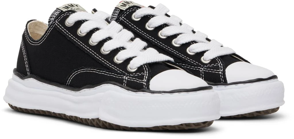 Maison MIHARA YASUHIRO Black Peterson OG Sole Canvas Low-Top Sneakers 4