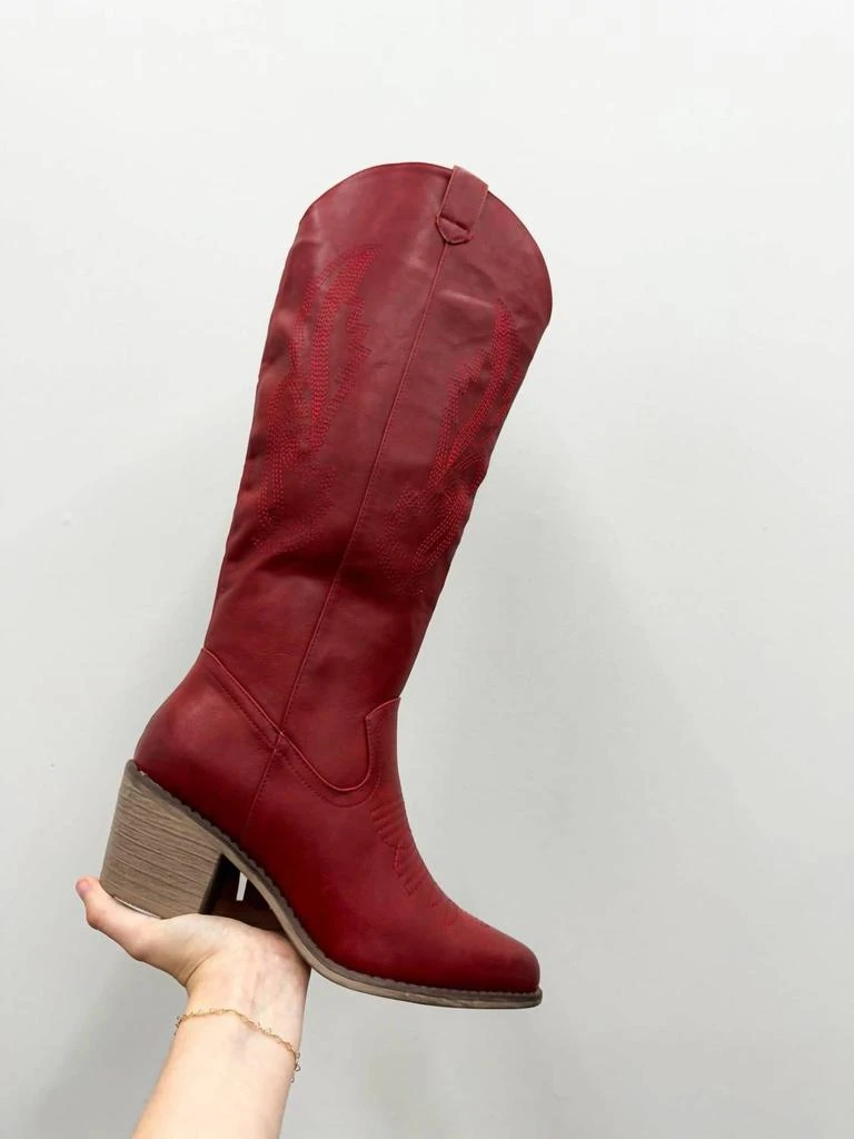 OLEM Crimson Cowboy Boots 1