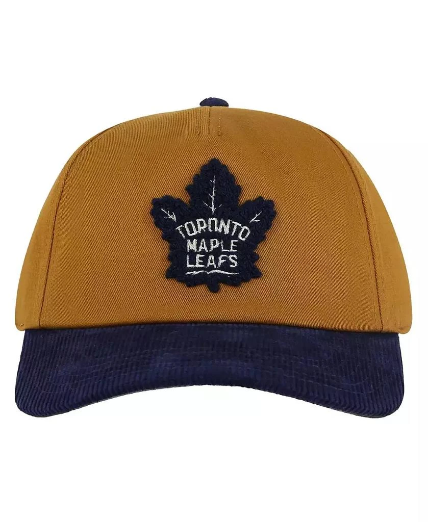 American Needle Men's Tan/Blue Toronto Maple Leaf's Burnett Adjustable Hat 1