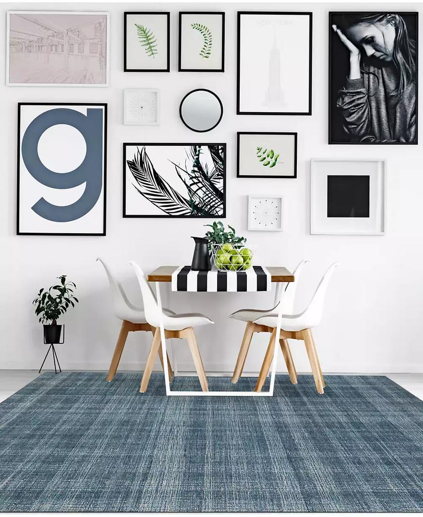Amer Rugs Laurel LAU-2 Turquoise 7'6" x 9'6" Area Rug