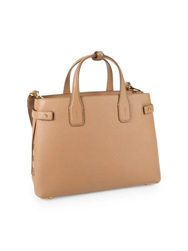 Burberry Leather Top Handle Bag 4
