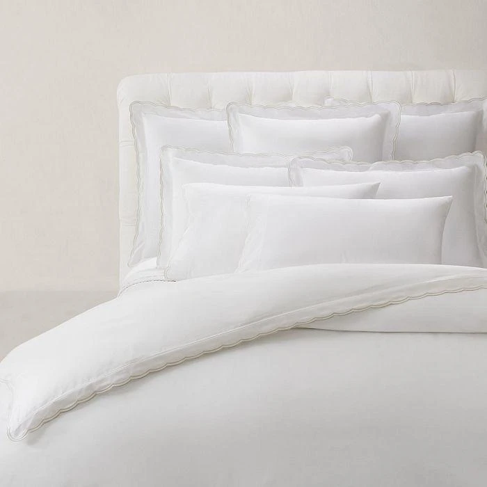 Ralph Lauren Malin Scallop Organic Cotton Euro Sham 7