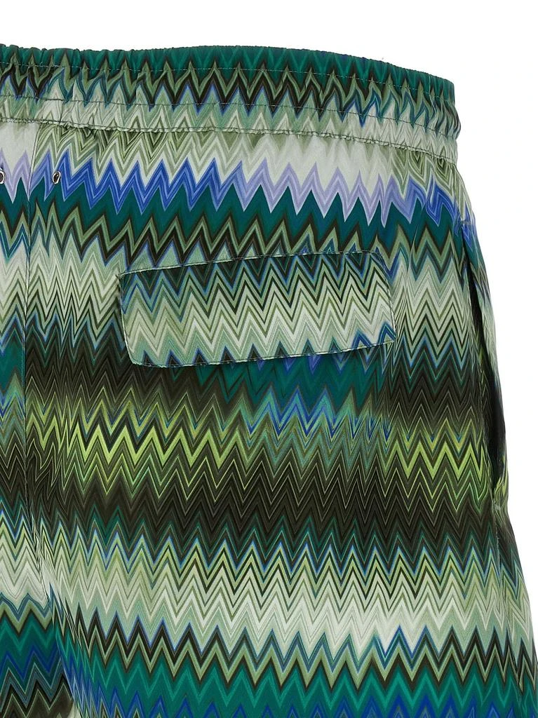 Missoni Missoni Zig-Zag Printed Drawstring Swim Shorts 4