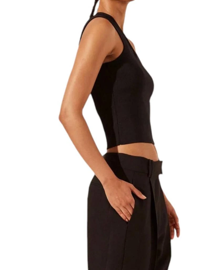Shona Joy Shona Joy - Basic One Shoulder Open Back Top 4