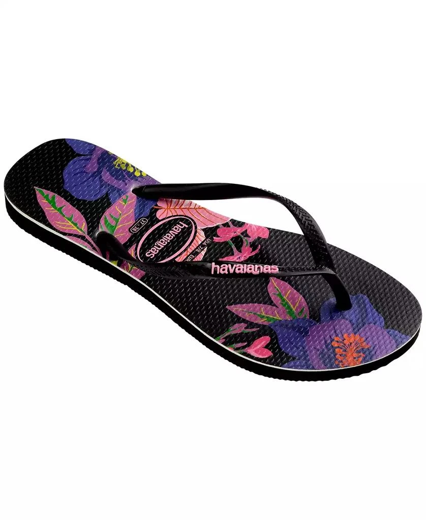 Havaianas Women's Slim Floral Colors Slip On Sandals 1