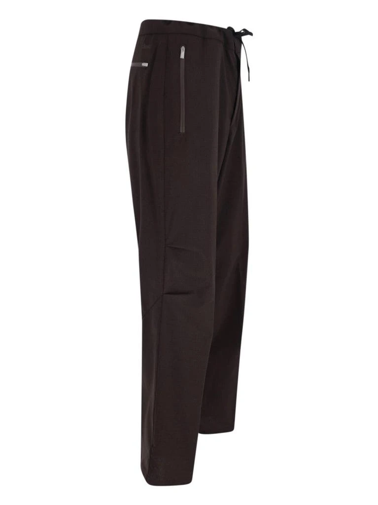 LAMINAR Wool Track Pants – Brown 3