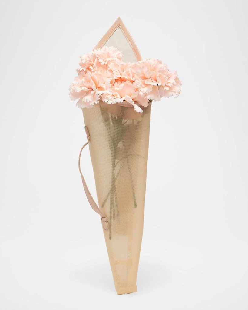 Simone Rocha XL Stuffed Carnation Bouquet Clutch Bag 1
