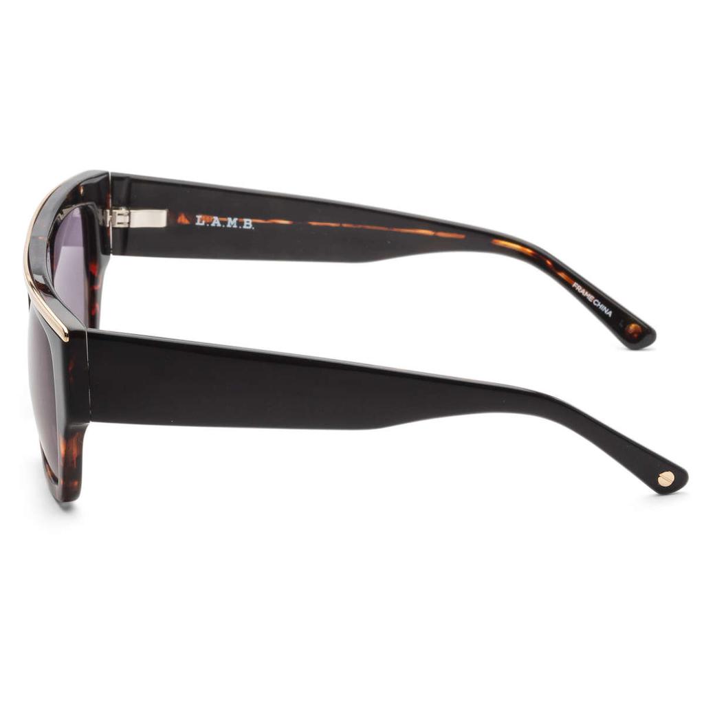 L.A.M.B. L.A.M.B. Women's Black Square Sunglasses