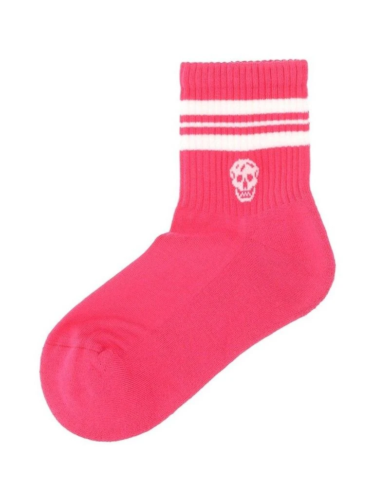 Alexander McQueen Alexander McQueen Skull Logo Intarsia Socks 2