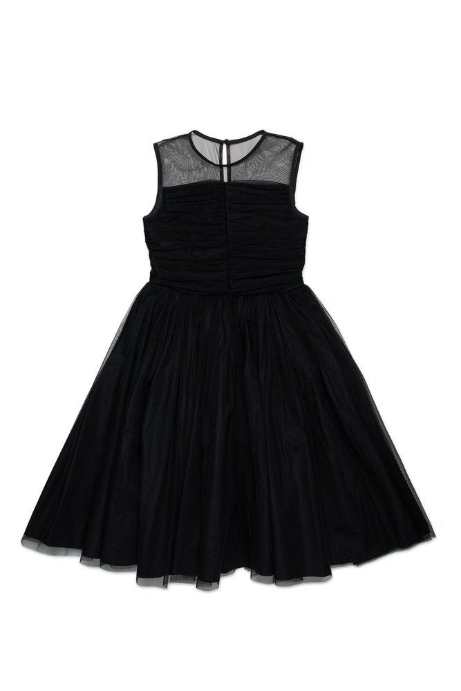 N°21 N°21 Kids Sleeveless Crewneck Tulle Dress