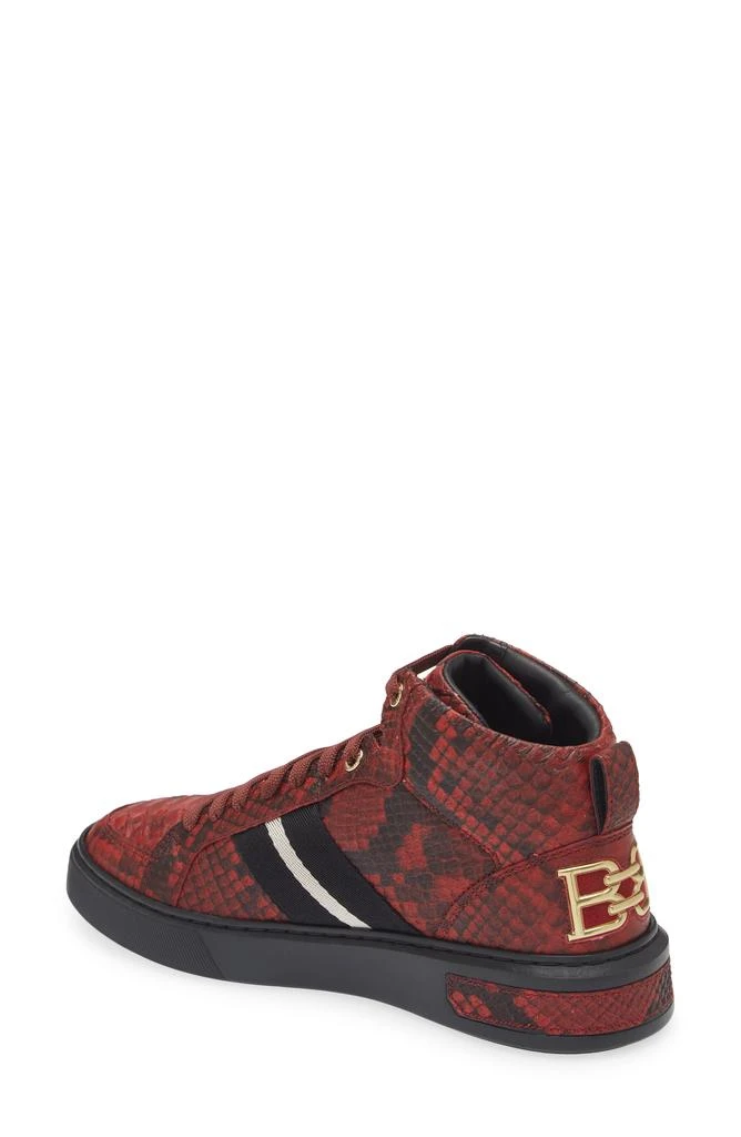 Bally Meson Snakeskin Embossed High Top Sneaker 2
