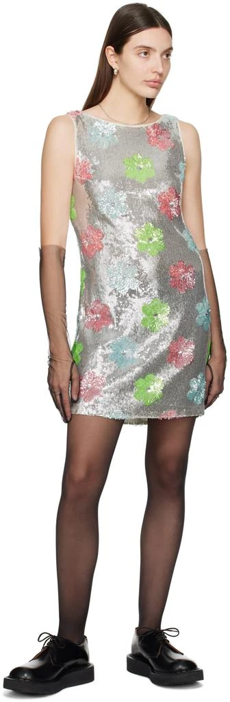 Anna Sui Multicolor Sequinned Minidress 4